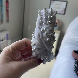 Brianna Cannon White Pearl Headband